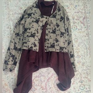 Anthropologie sleeping on snow